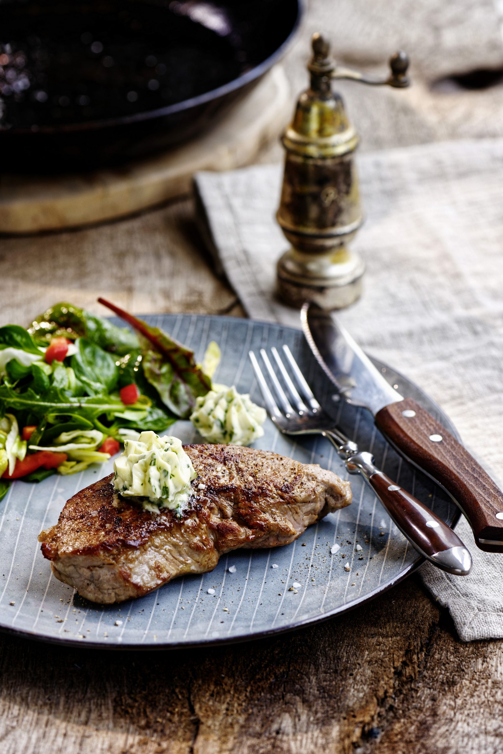 Kalbfleisch-Rucola-Salat